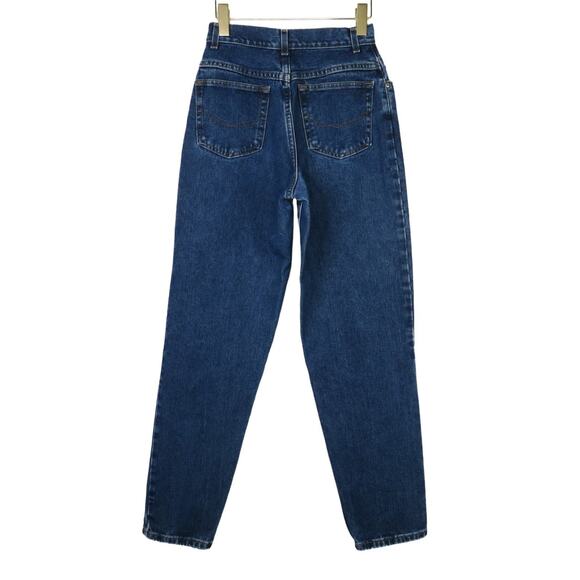 1990s Vintage Chic High Rise Straight Leg Tapered Mom Jeans Size 6 26" - Picture 2 of 4
